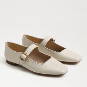 Sam Edelman Michaela Mary Jane Flats in Ivory